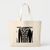 Verbluffende kunst grote tote bag (Voorkant)