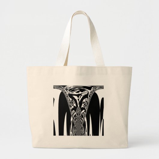 Verbluffende kunst grote tote bag (Voorkant)