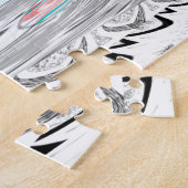 Verbluffende kunst. legpuzzel (Zijkant)