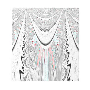 Verbluffende kunst. notitieblok