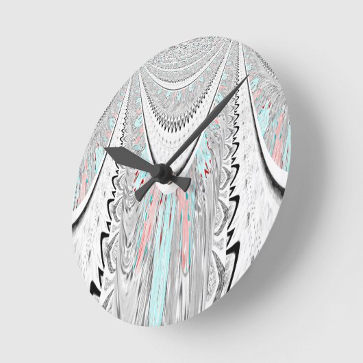 Verbluffende kunst. ronde klok (Hoek)