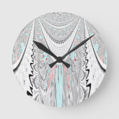 Verbluffende kunst. ronde klok (Voorkant)