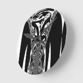 Verbluffende kunst ronde klok (Hoek)