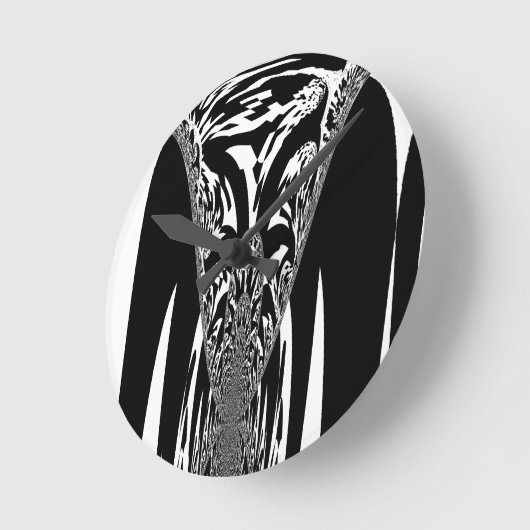 Verbluffende kunst ronde klok (Hoek)