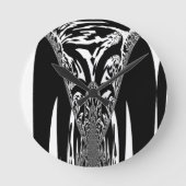 Verbluffende kunst ronde klok (Voorkant)