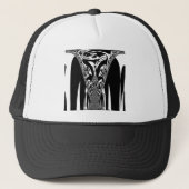 Verbluffende kunst trucker pet (Voorkant)