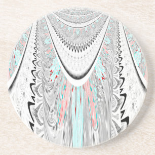 Verbluffende kunst. zandsteen onderzetter