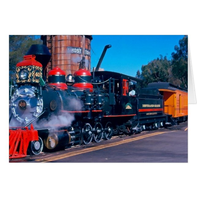 Verbluffende ledige treinkaart (Voorkant Horizontaal)