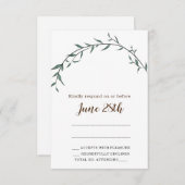 Verbluffende lef joodse Rsvp-kaart en envelop RSVP Kaartje (Voorkant / Achterkant)