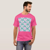Verbluffende liefde hart patroon t-shirt (Voorkant volledig)