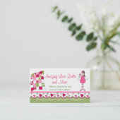 Verbluffende liefdesquilt 2, aangepast Visitekaart Visitekaartje (Staand voorkant)