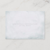 Verbluffende Lila en witte rozen Visitekaartje (Achterkant)