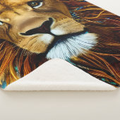 Verbluffende Lion Sherpa Deken (3/4)