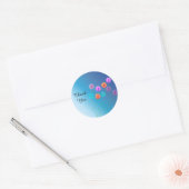 Verbluffende Madeliefjes Bedankt Ronde Sticker (Envelop)