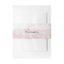 Verbluffende magere roze oceaanwateren uitnodigingen wikkel