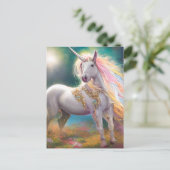 Verbluffende Magische Volledige Lichaam Witte Eenh Briefkaart (Staand voorkant)