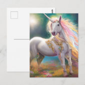 Verbluffende Magische Volledige Lichaam Witte Eenh Briefkaart (Voorkant / Achterkant)