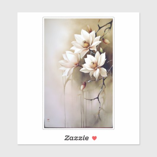 Verbluffende Magnolia Sticker (Vel)