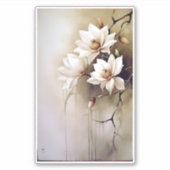 Verbluffende Magnolia Sticker (Voorkant)