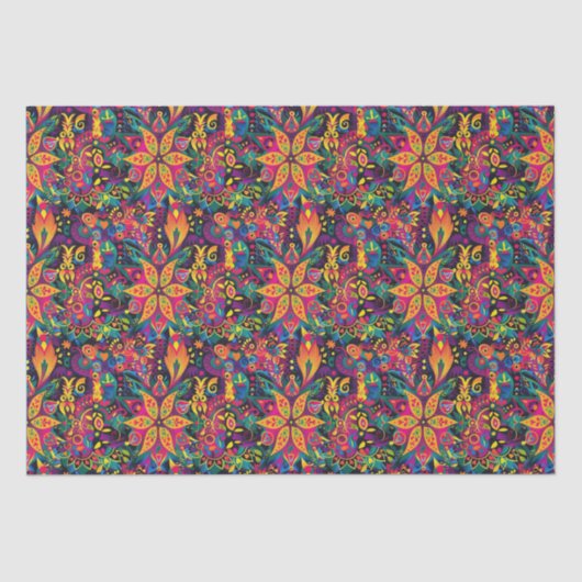 Verbluffende Mandalas Diwali Tissuepapier (Voorkant)