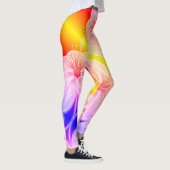 Verbluffende meerkleurige liemenbloem leggings (Rechts)