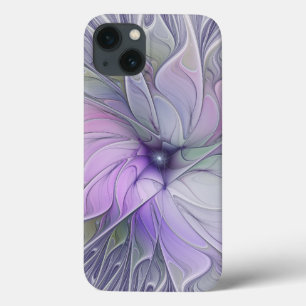 Verbluffende moderne abstracte fractale kunst bloe Case-Mate iPhone case