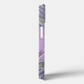 Verbluffende moderne abstracte fractale kunst bloe Case-Mate iPhone case (Achterkant / Rechts)