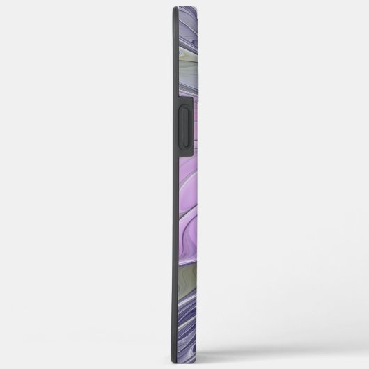 Verbluffende moderne abstracte fractale kunst bloe Case-Mate iPhone case (Achterkant / Rechts)