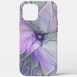 Verbluffende moderne abstracte fractale kunst bloe Case-Mate iPhone case