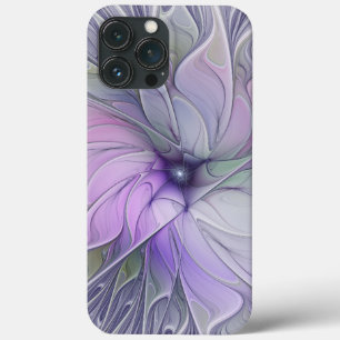 Verbluffende moderne abstracte fractale kunst bloe Case-Mate iPhone case