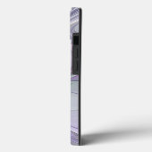 Verbluffende moderne abstracte fractale kunst bloe Case-Mate iPhone case (Achterkant / Links)