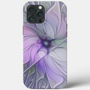 Verbluffende moderne abstracte fractale kunst bloe Case-Mate iPhone case