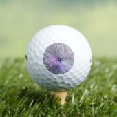 Verbluffende moderne abstracte fractale kunst bloe golfballen (Insitu Shirt)