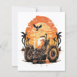 Verbluffende motorfiets Klassieke zonneset C