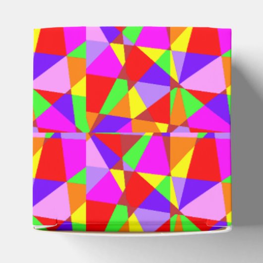 Verbluffende multikleurige modellen patroonmoderne bedankdoosjes (Bovenkant)