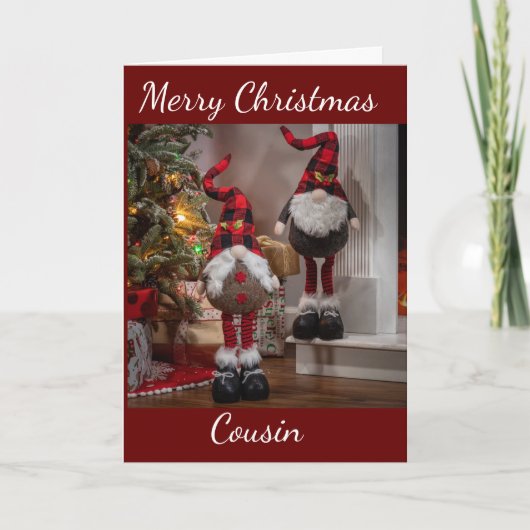 VERBLUFFENDE **NEEF** MET KERST KAART (Voorkant)