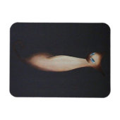 Verbluffende olieverfschilderij Siamese kat Magneet (Horizontaal)