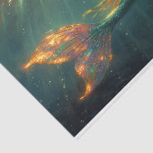 Verbluffende opaalachtige zeemeermin in de schacht tissuepapier (Detail)