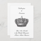 Verbluffende Oude Wereldkroon Kaart (Voorkant / Achterkant)