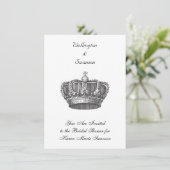 Verbluffende Oude Wereldkroon Kaart (Staand voorkant)