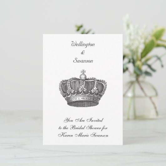 Verbluffende Oude Wereldkroon Kaart (Staand voorkant)