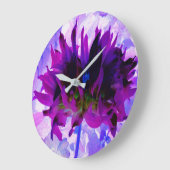 Verbluffende Paarse en zwarte Cactus Dahlia Grote Klok (Hoek)