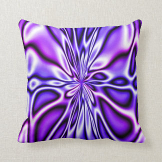 Verbluffende Paarse Floral Bloom Mojo Pillow Kussen