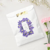 Verbluffende Paarse Waterverf van Irisa's Bedankzakje (Gezegeld)