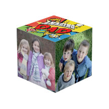 Verbluffende pap foto-kubus