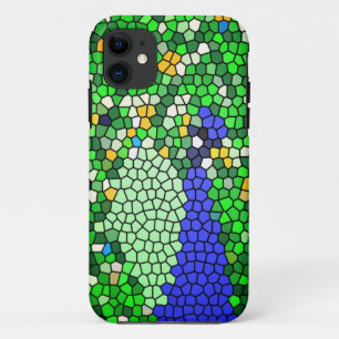 Verbluffende Peacock-mozaïekkunstgeschenken op maa Case-Mate iPhone Case