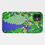 Verbluffende Peacock-mozaïekkunstgeschenken op maa Case-Mate iPhone Case (Achterkant (horizontaal))