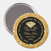 Verbluffende persoonlijke, 50e verjaardag-Souvenir Magneet (Voorkant / Achterkant)
