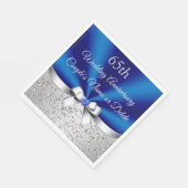 Verbluffende persoonlijke, 65e Jubileum Napkins Servet (Hoek)