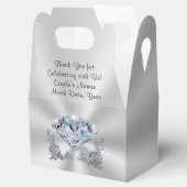 Verbluffende persoonlijke, diamantvijvers bedankdoosjes (Geopend)